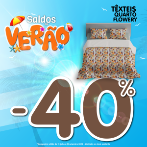 promocao-de verao-textil-de-quarto-flowery